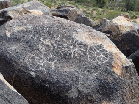 Petroglyphs Signal Hill Saguaro National Park