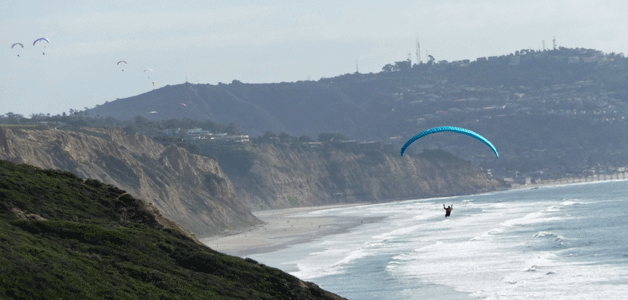 Paraglider Torrey Pines CA