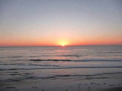Sunset Calsbad State Beach CA