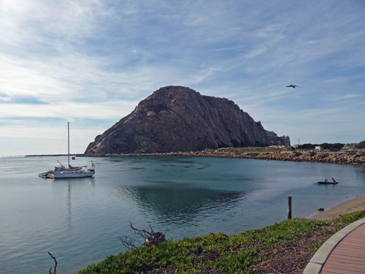 Morro Rock from Morro Bay CA