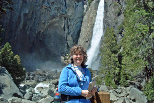 Sara at Yosemite Falls