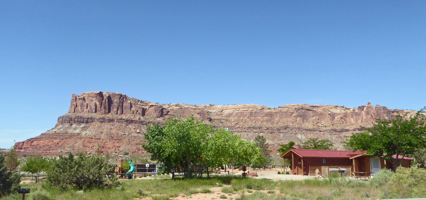 View from Archview RV Resort Moab UT