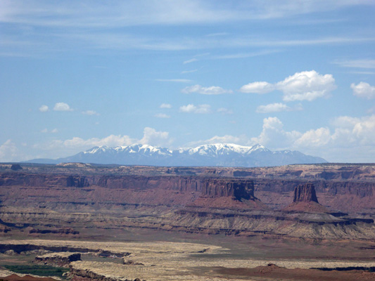 Henry Mts from Canyonlands