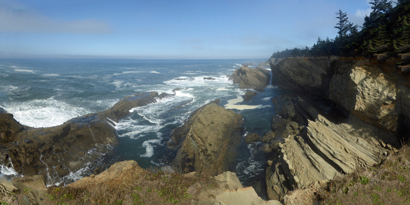 Shore Acres coastline