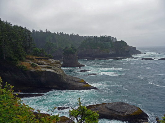 Cape Flattery Trail WA viewpoint