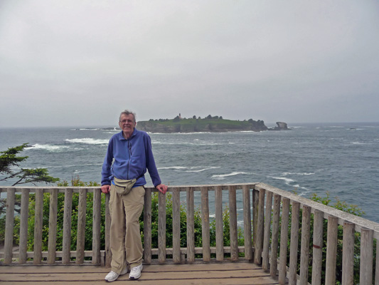 Walter Cooke at Cape Flattery Lookout WA