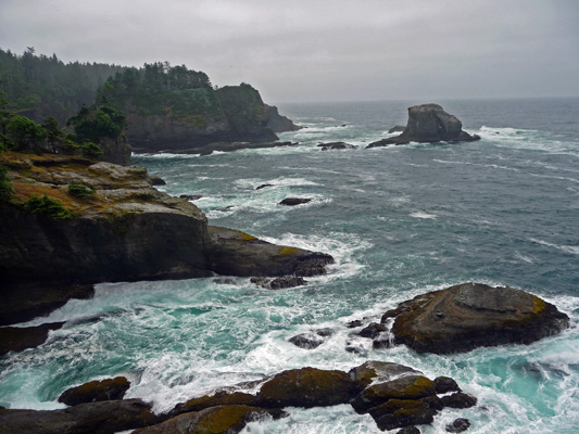 Cape Flattery WA trail viewpoint