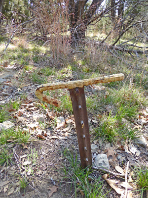 Rebar trail arrow