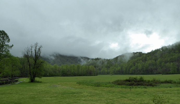 View from Oconaluftee Visitor Center