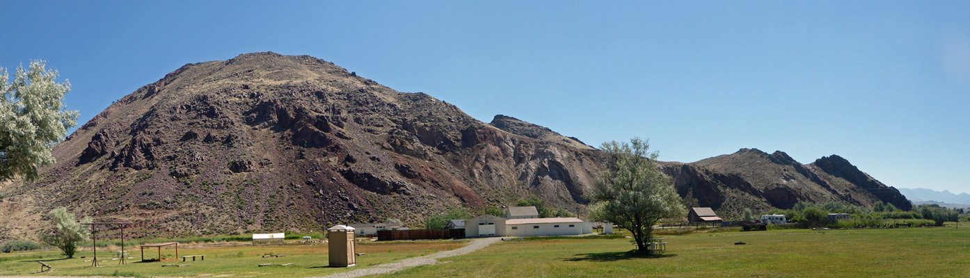 Challis Hot Springs view