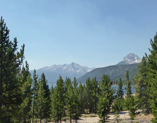 Redfish Lake from Visitors Center