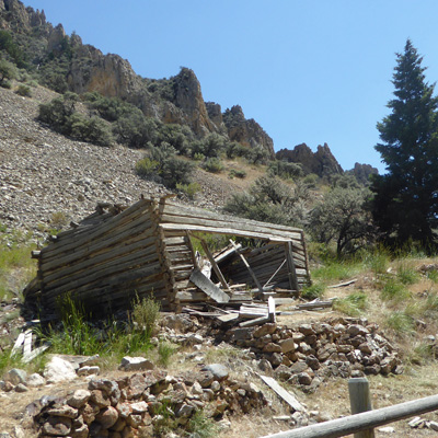 Bayhorse log home