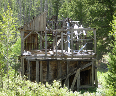 Tram base near Bayhorse