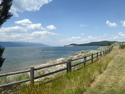 Lake Cascade Sgae Bluff campsite