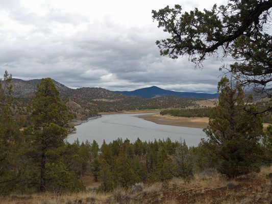 View from Owl Creek Campground Prineville Reservoir OR