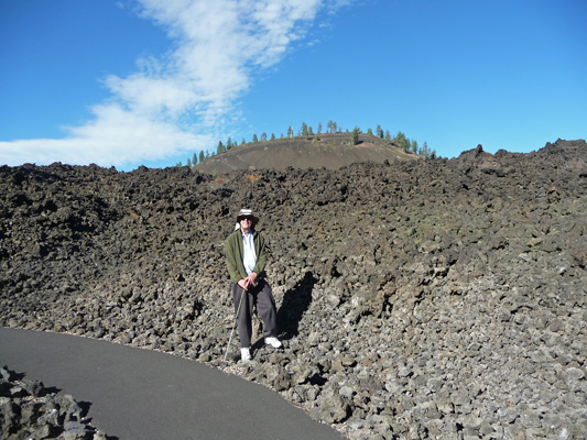 Walter Cooke at Lava Lands Visitor Center trail OR