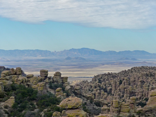 Chiricahua NM Sulfur Springs Valley Dragoon Mts