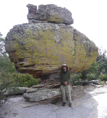 Walter Cooke balancing rock Chiricahua NM