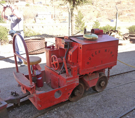 Queen Mine tram engine Bisbee AZ