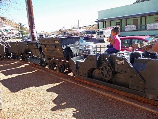 Ore tram Mining Museum Bisbee AZ