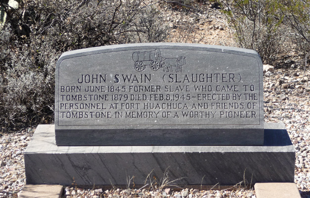 John Swain headstone Boothill Tombstone AZ