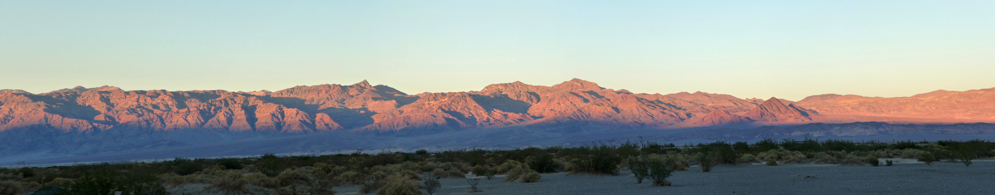 Sunset on the Amargosa Range Death Valley CA