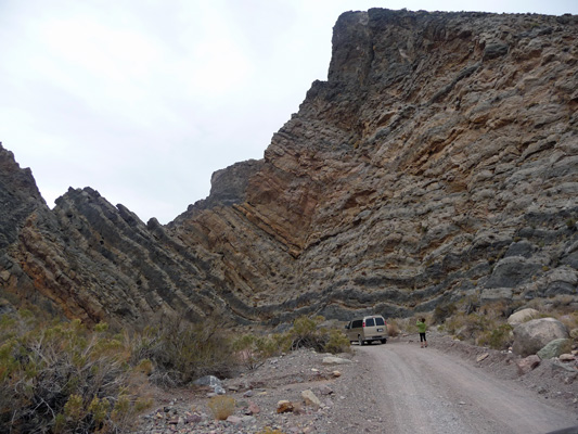 Entering Titus Canyon Death Valley CA