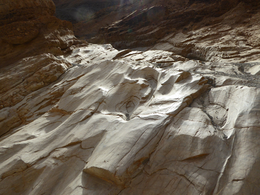 Mosaic Canyon sunlit siltstone