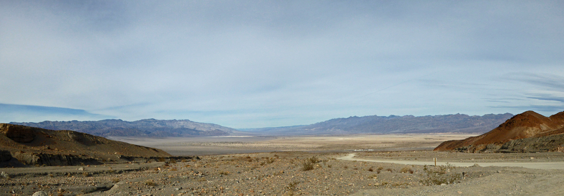 Death Valley from Mosaic Canyon parking lot