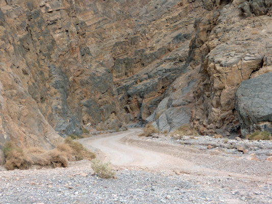 West end of Titus Canyon Death Valley CA