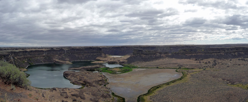 Dry Falls from Visitor Center parking lot