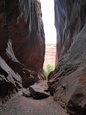 Burr Trail Long Canyon slot canyon