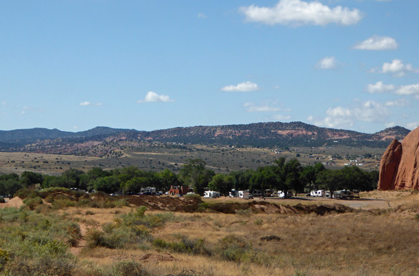 Campground from Church Rock Trail