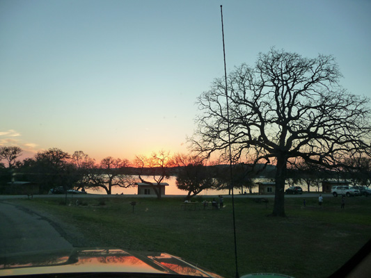 Sunset Inks Lake SP TX