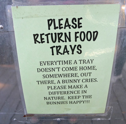 Garner Grill tray sign