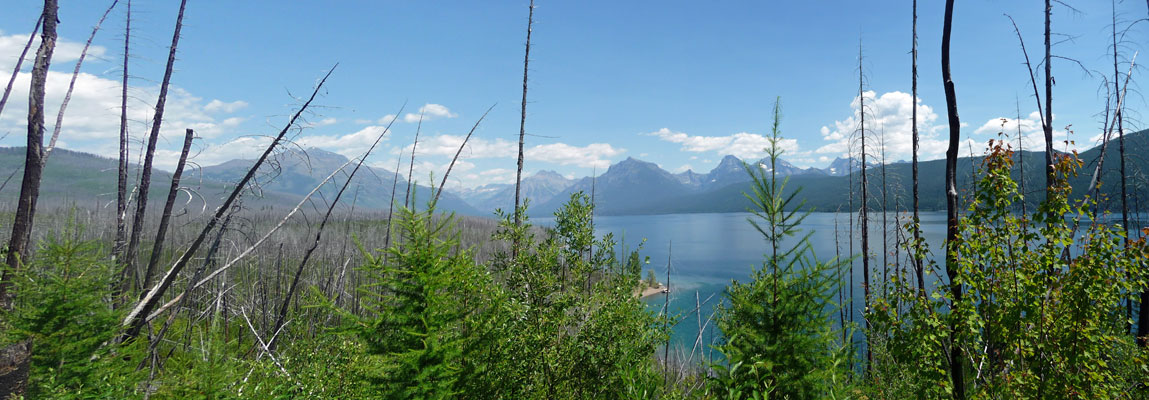 Lake McDonald Panorama Glacier