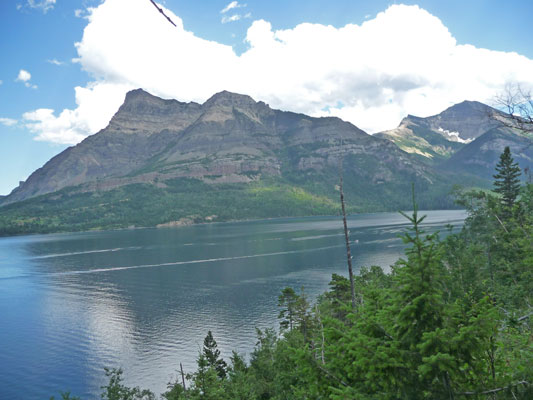 Waterton Lake from trail