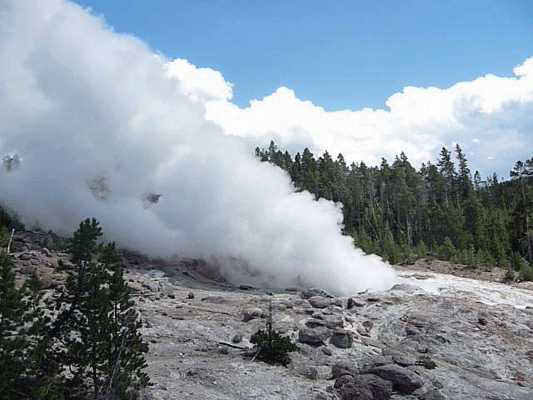 Steamboat Geyser