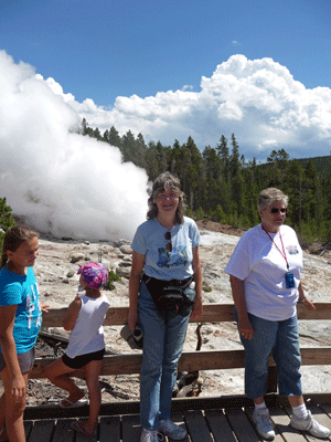 Sara Schurr Steamboat Geyser