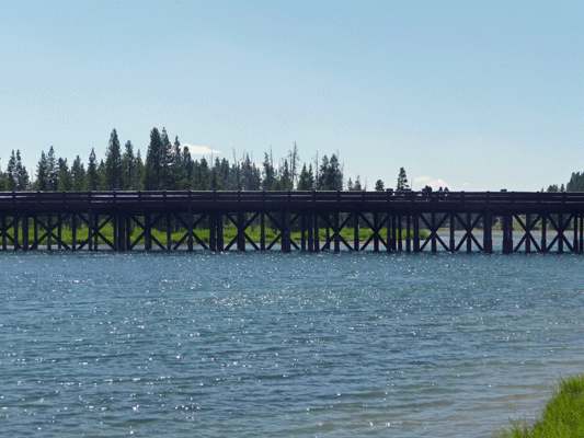 Fishing Bridge Lake Yellowstone