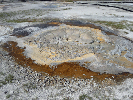 Anemone Geyser before eruption