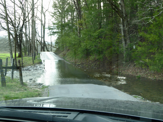 Creek crossing Cades Cove