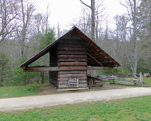 Corn crib Cades Cove