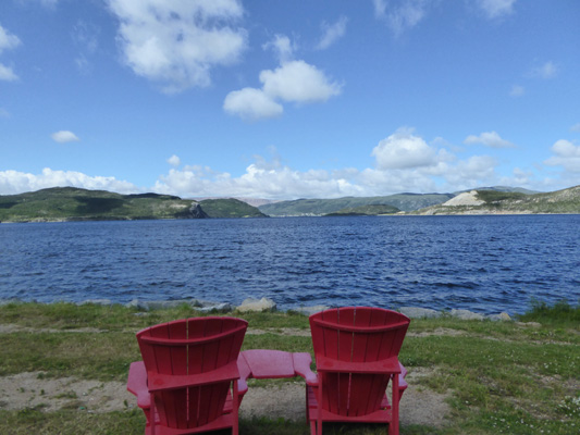 Gull Rock Red Chairs Gros Morne