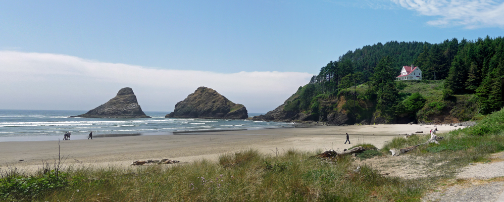 Heceta Head from beach