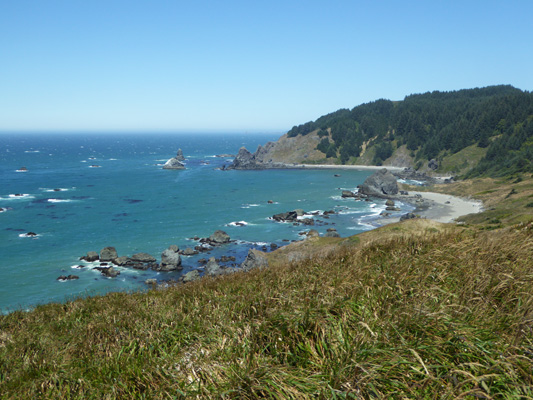 Cape Ferrelo Trail view north