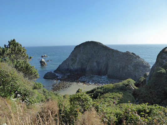 South end of Harris Beach SP