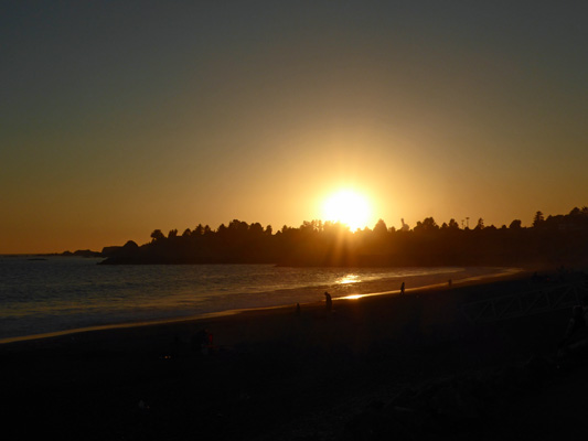 Sunset Brookings Harbor OR