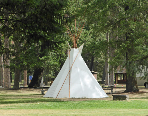 Nez Perce Teepee Wallowa Lake State Park