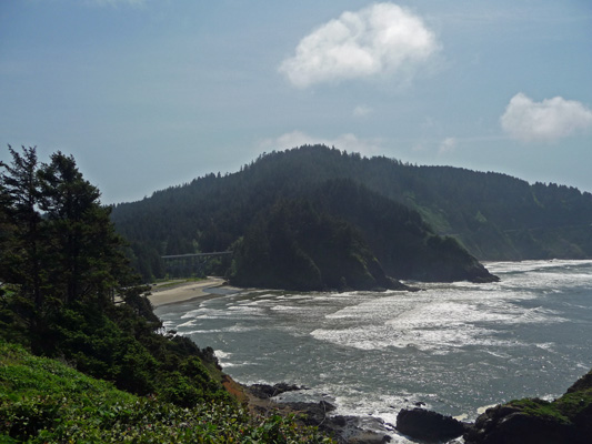 View southward from Heceta Head